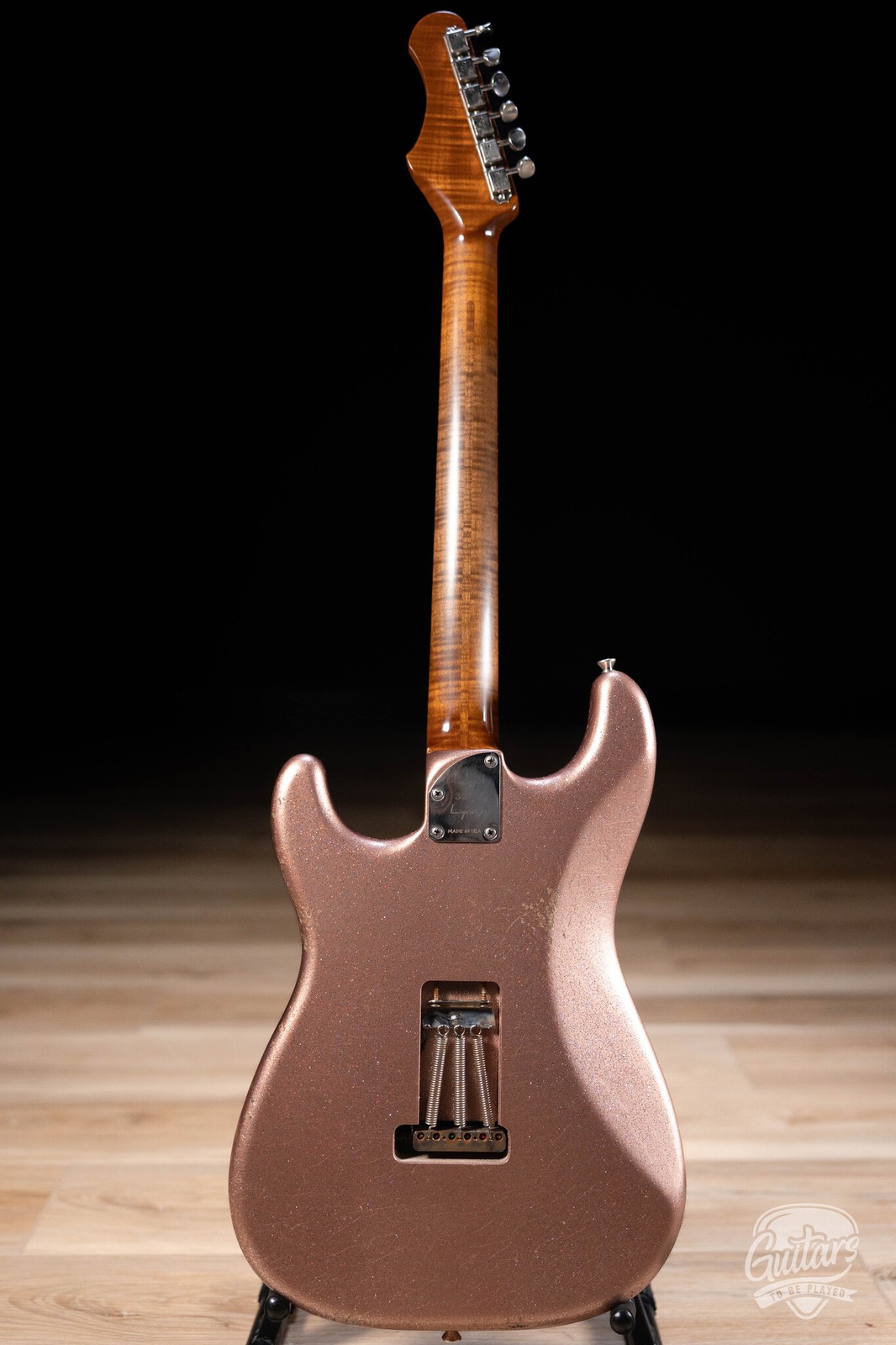 Shabat Lynx SSS Alder S-Style w/ Rosewood & Lollar ’64s – Aged Champagne Sparkle