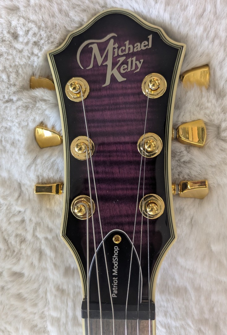Michael Kelly Patriot Limited SB Mod Shop Custom Electric Guitar, Purple Burst