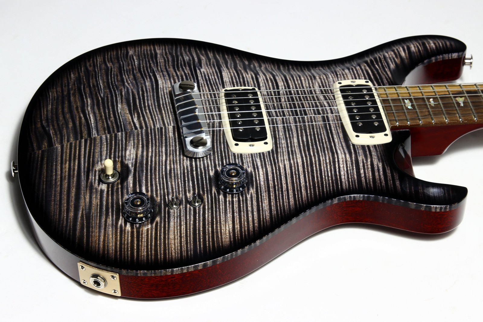 2025 PRS Charcoal Phoenix Limited Edition Private Stock Grade Curly Maple Top