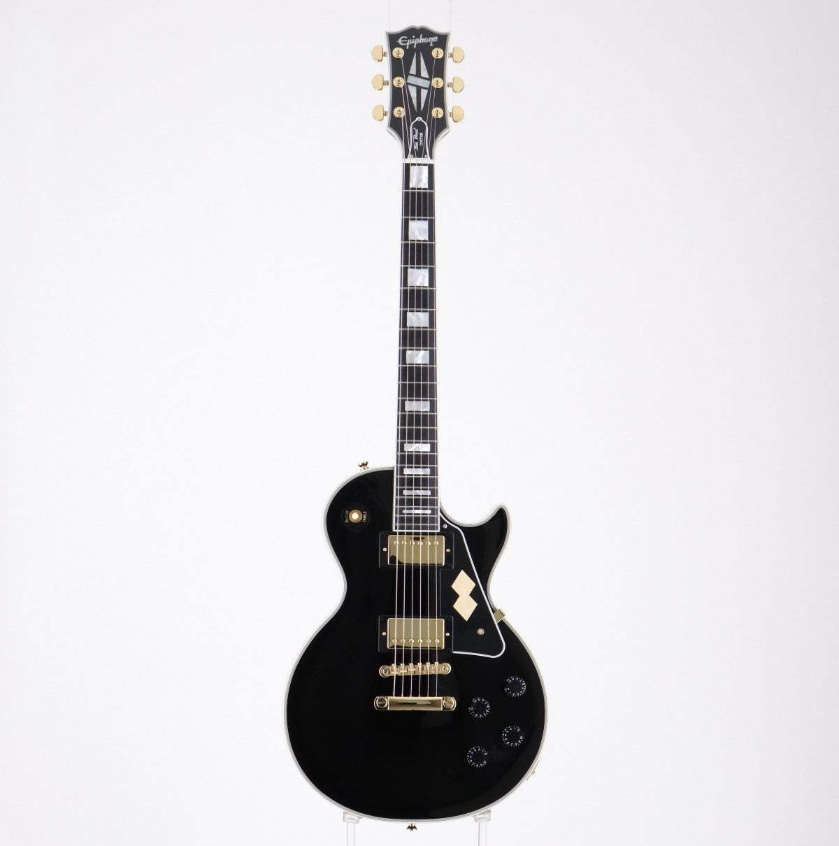 Epis Inspired by Gibson Custom Les Paul Custom Ebony (no260620)