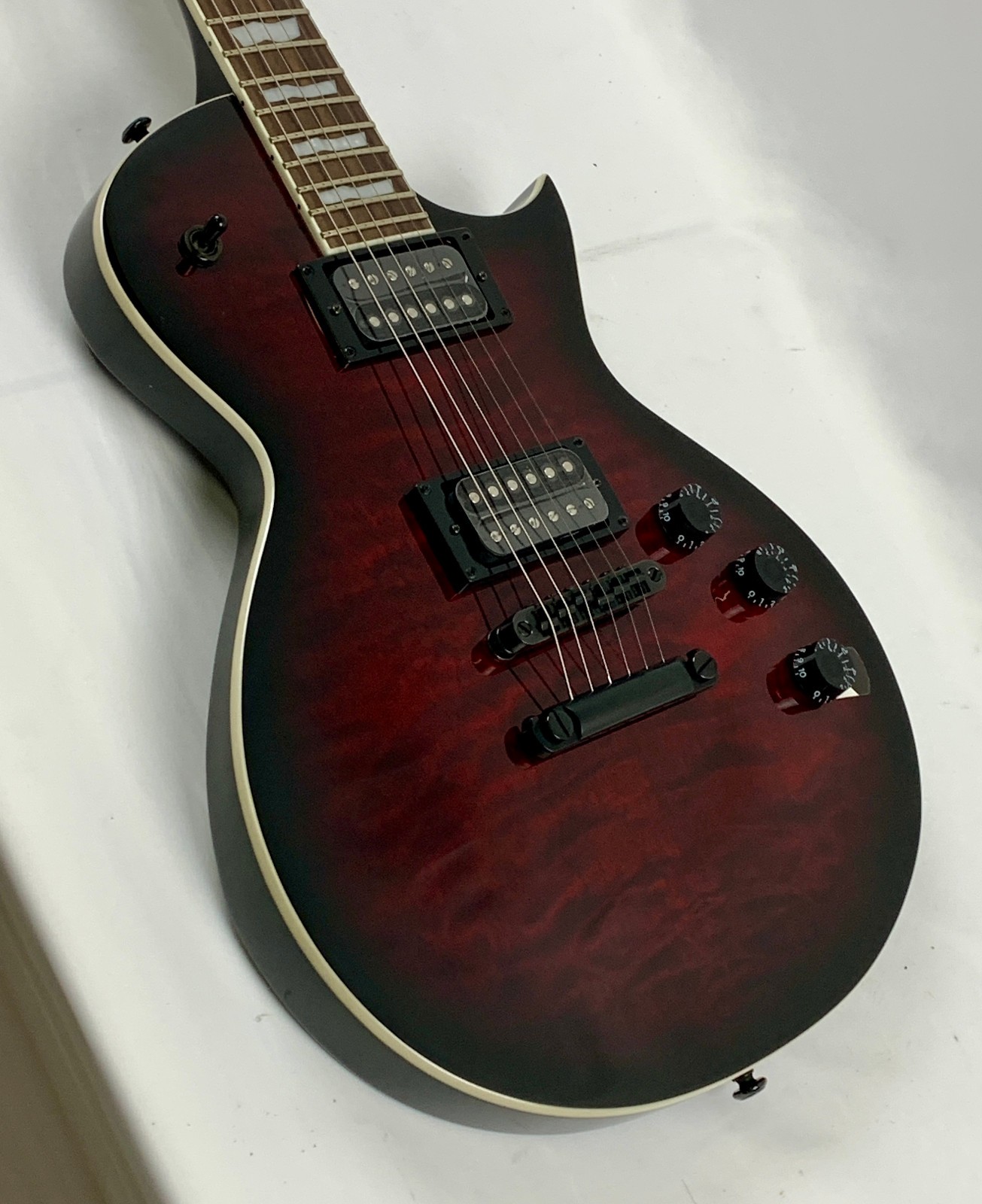ESP LTD EC-256QM Electric Guitar See Thru Black Cherry Sunburst B-Stock EC256QM