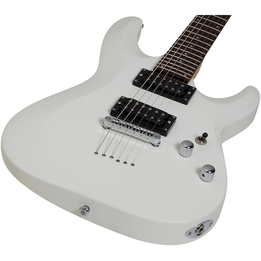 Schecter Guitar Research C6 Deluxe Electric Guitar Satin White