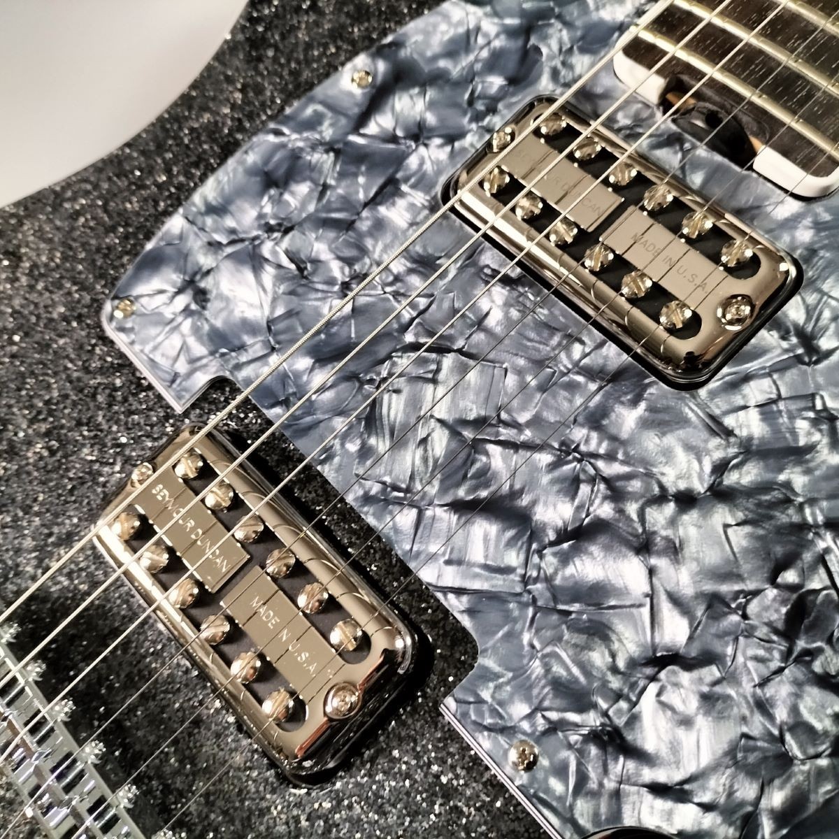 SCHECTER L-PT-AL-BB/BKSP/R Black Sparkle Telecaster Type Electric Guitar