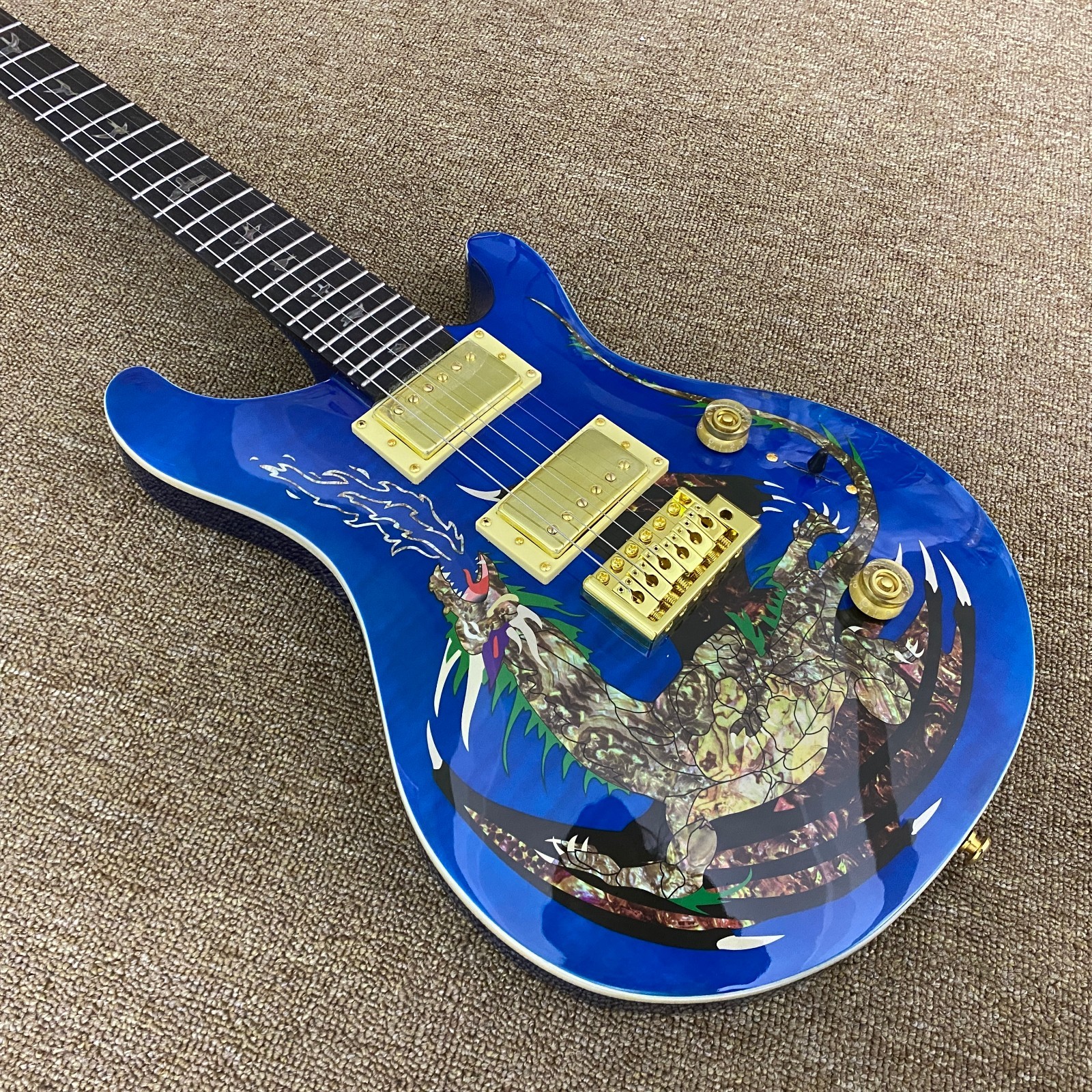6-string PRS electric guitar, gold hardware, gold hardware, fast shipping