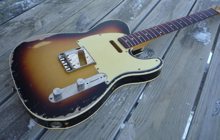 MJT Official Custom Order Aged Nitro Bound Body USACG Neck & Hardware Mark Jenny