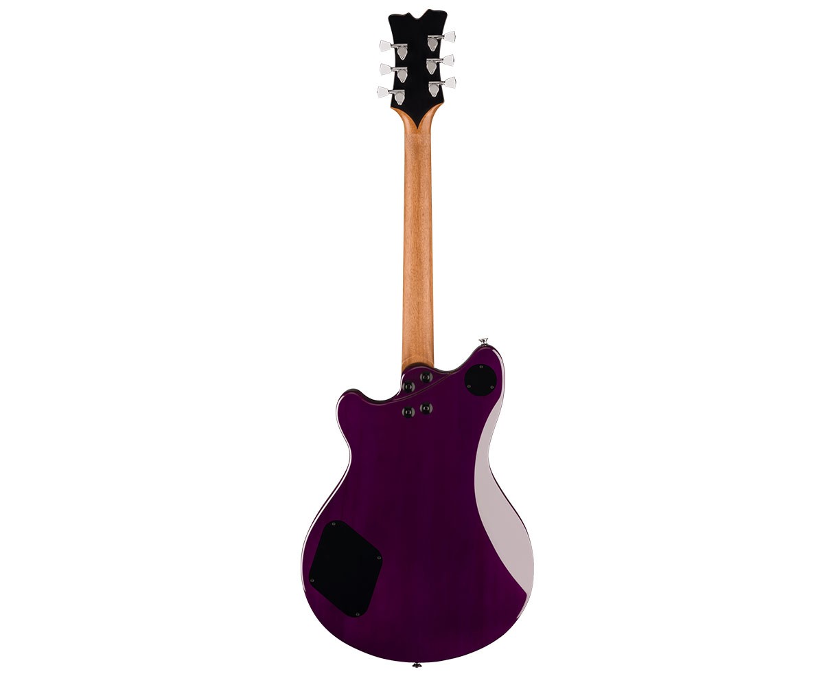 Used EVH SA-126 Special QM Semi-Hollow Guitar – Trans Purple