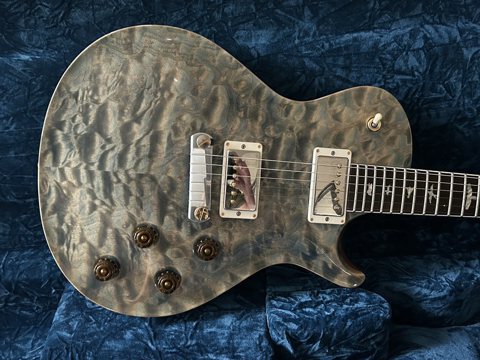 PRS McCarty 245 Wood Library 10 top, single cut w/Santana head, signed by Paul