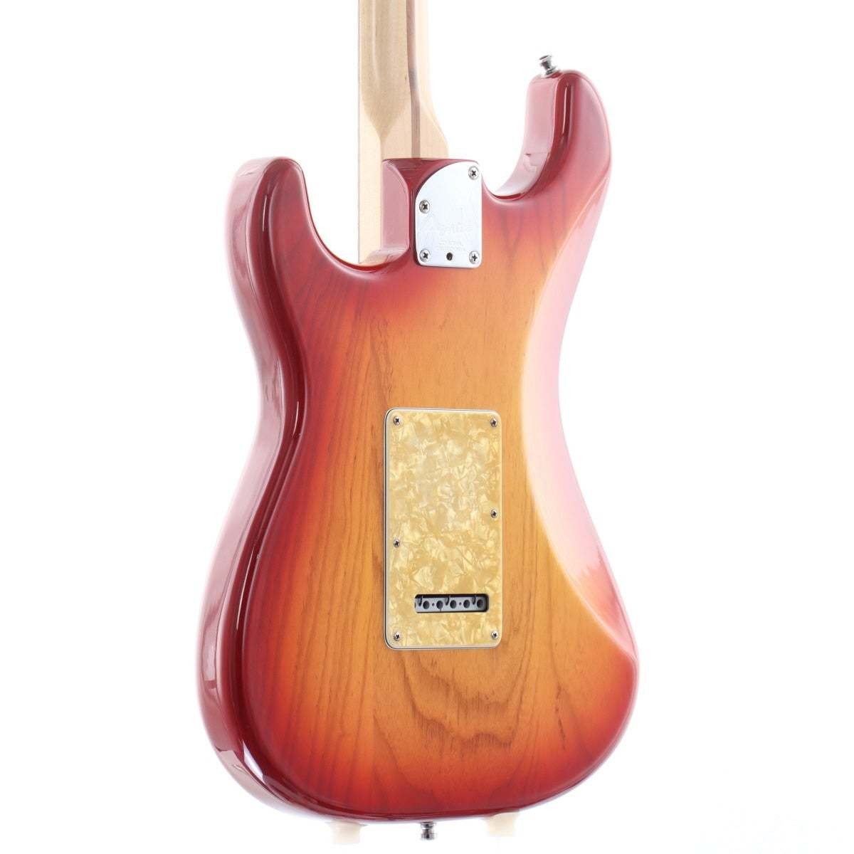 Fender American Deluxe Ash Stratocaster SCN S-1 Aged Cherry Sunburst (no260623)