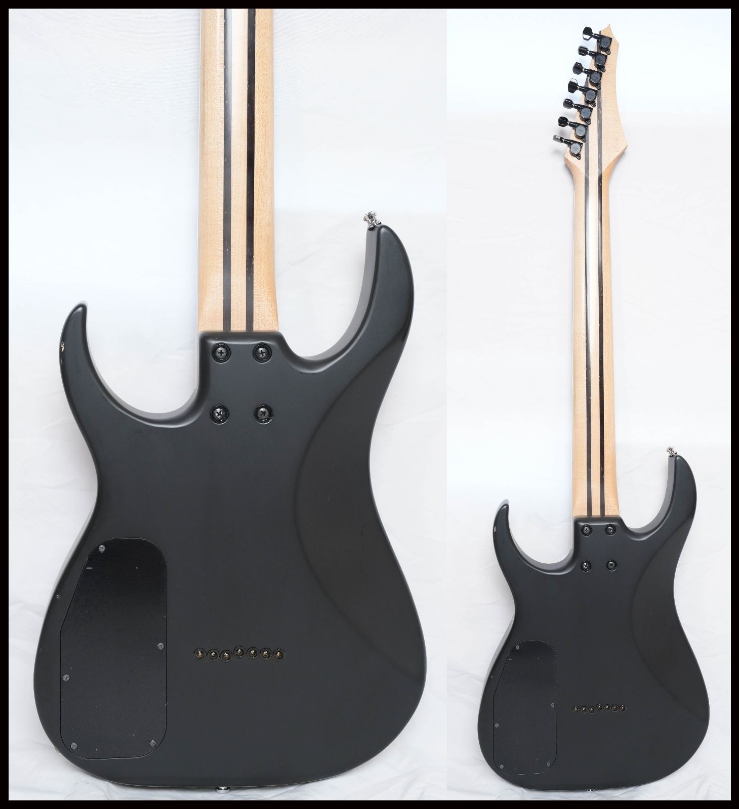 Strictly 7 Guitars Cobra JS7 Made in Japan Mat Black 7 String Guitar Good