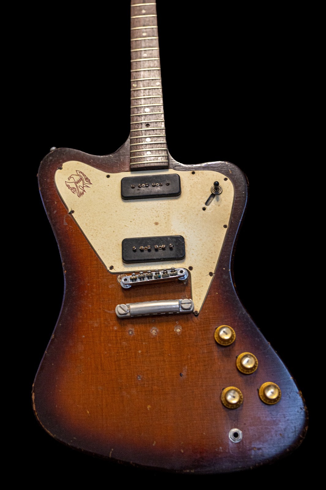 Vintage 1965 Gibson Firebird Non-Reverse P90 Evan Johns Omar Kent Dykes COA