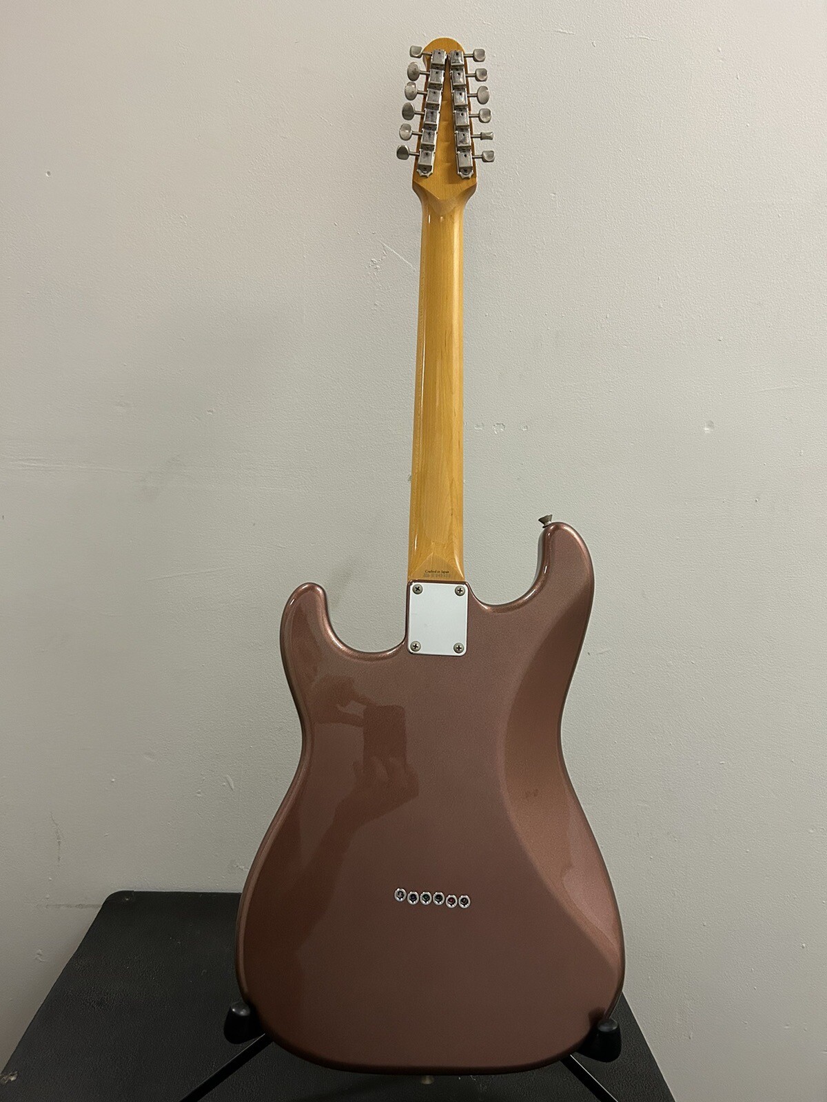 2003-2004 Fender Japan Stratocaster XII 12-String Electric Guitar Burgundy Mist
