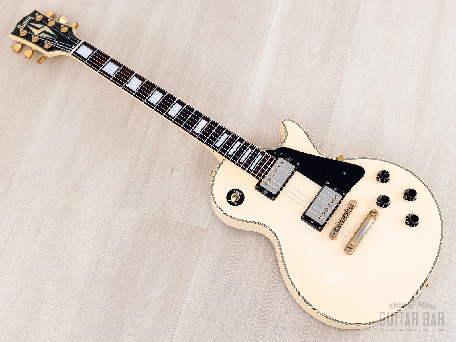 1991 Burny RLC-70 Custom Vintage Guitar w/ VH-1 Humbuckers & Case, Japan