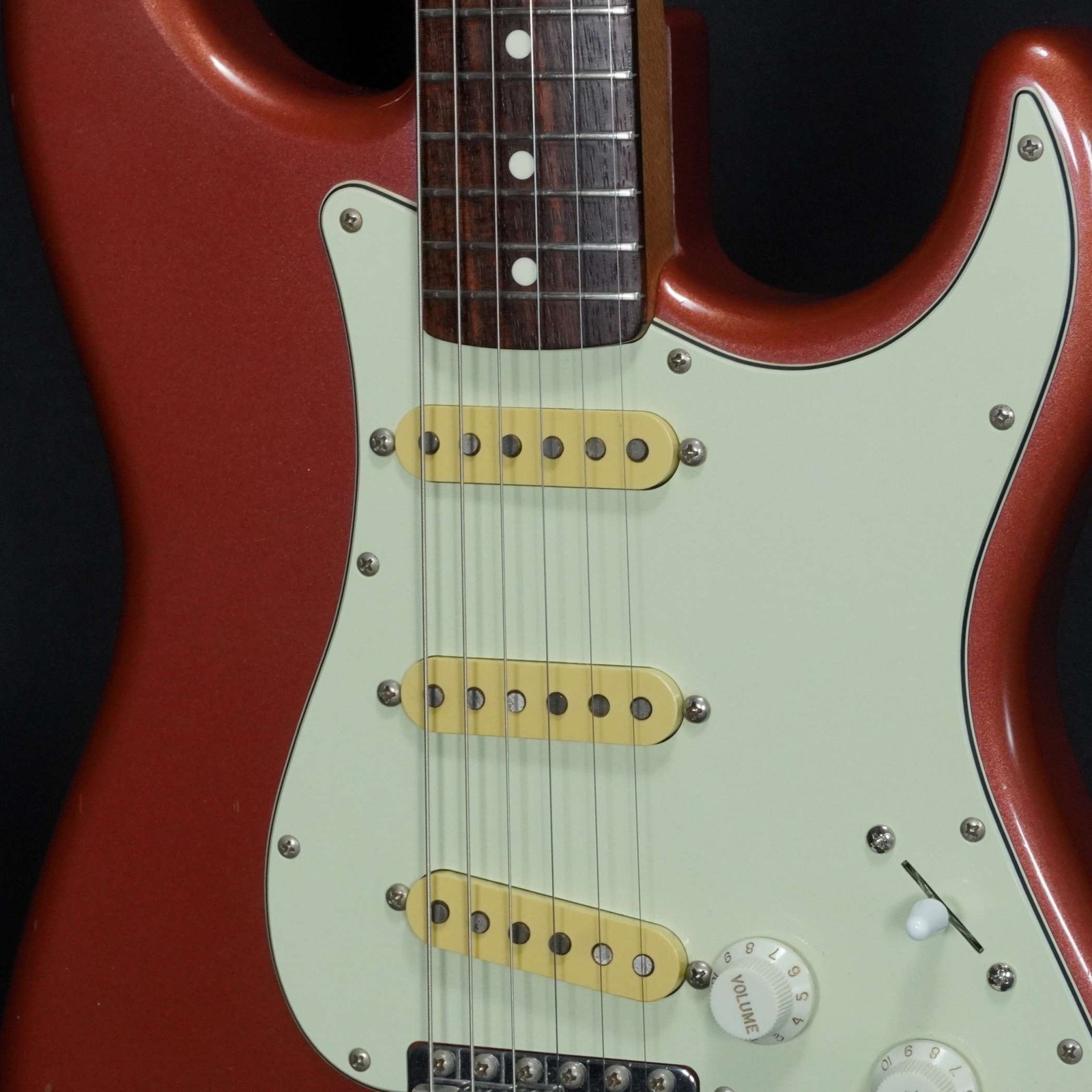 Used Fender Japan -2015 / St62 Custom Order Burgundy Mist Metallic Matching Head