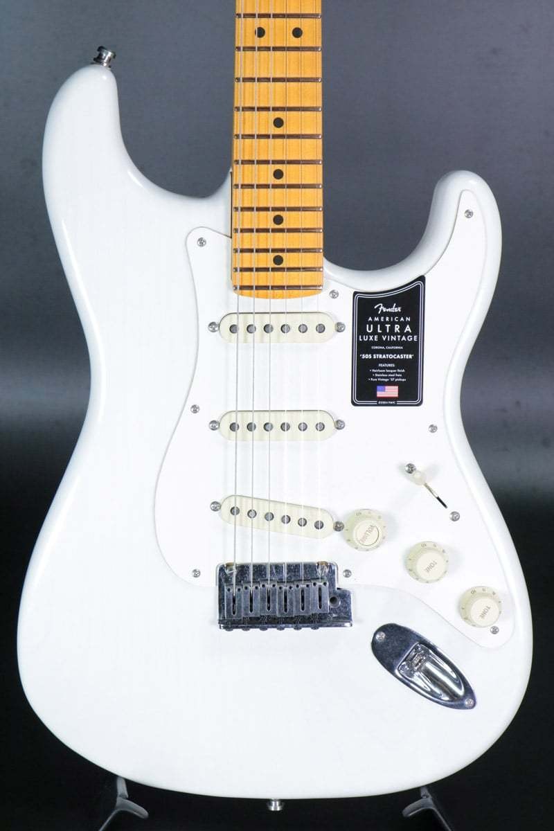 Fender American Ultra Luxe Vintage 50s Stratocaster White Blonde S/N US25005665