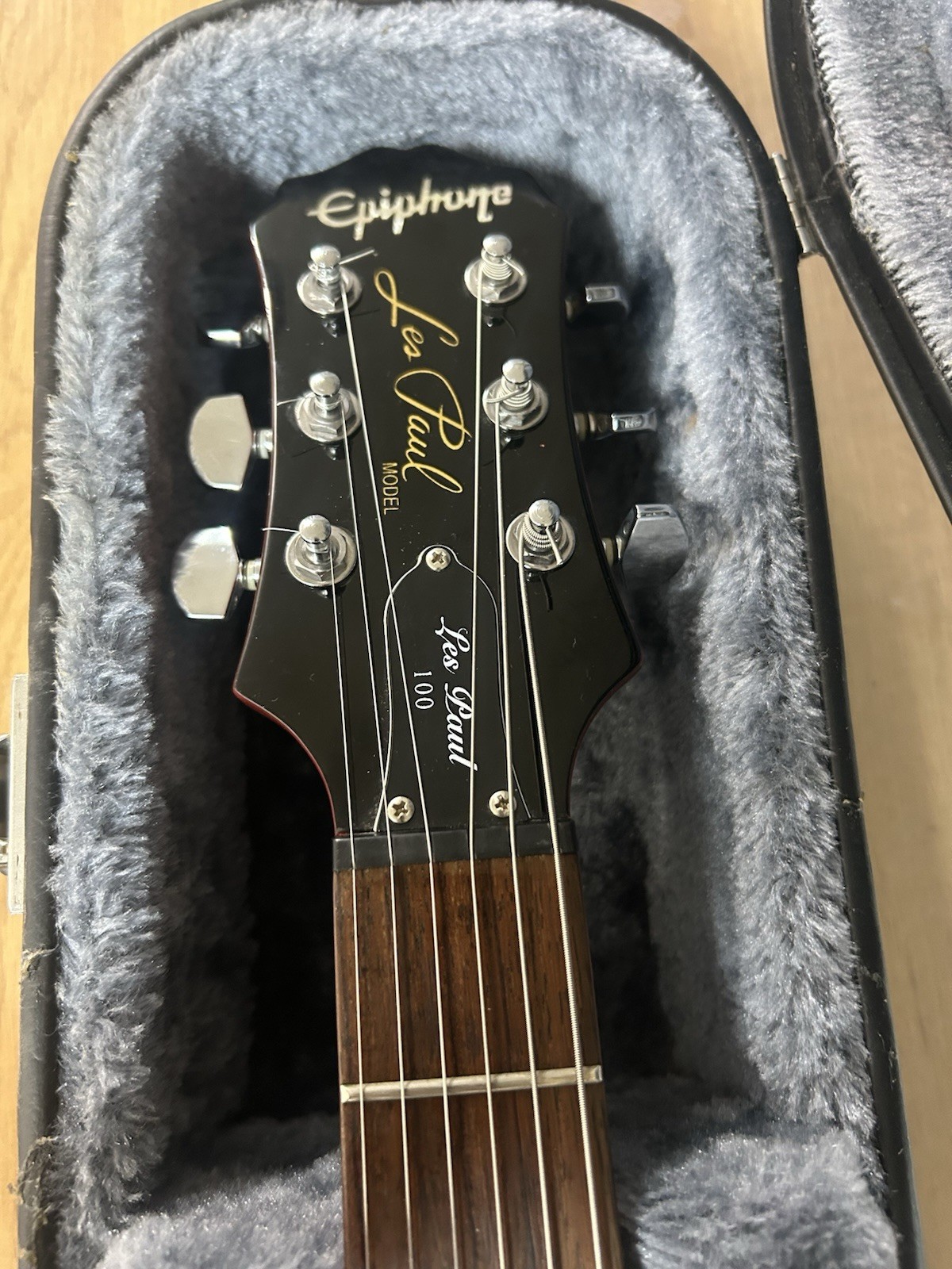 Epiphone Les Paul 100 Left Handed Heritage Cherry Sunburst Elec Guitar W/ Case