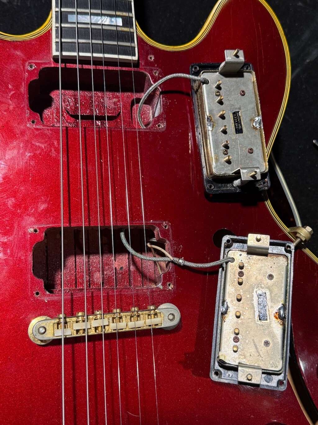 1967 Gibson ES-355TDC “Sparkling Burgundy” & “Mono” a rare 1 of a kind & Minty !