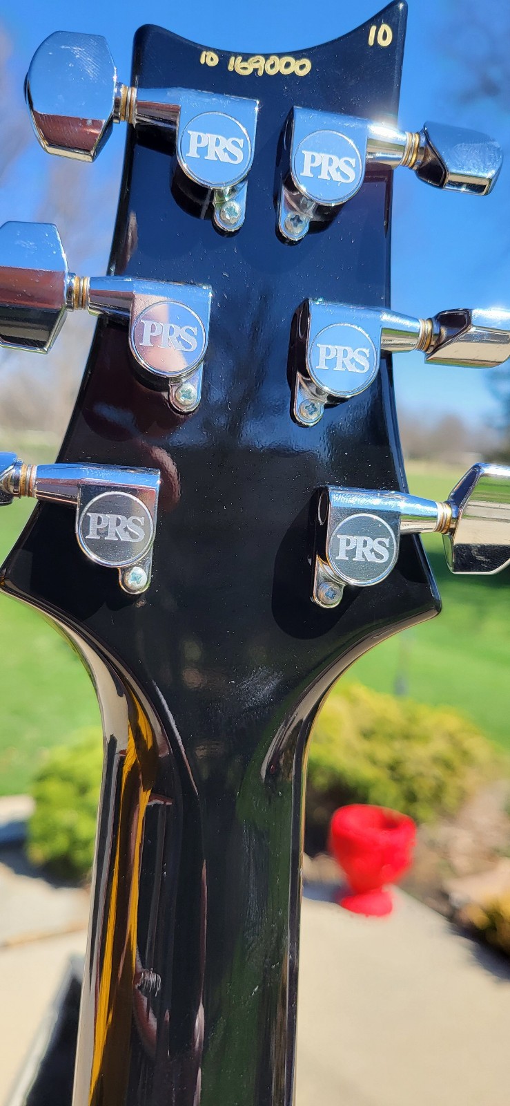 PRS Custom 24 Ten Top 2010 artist quilted whale blue excellent FREE SHIPPING