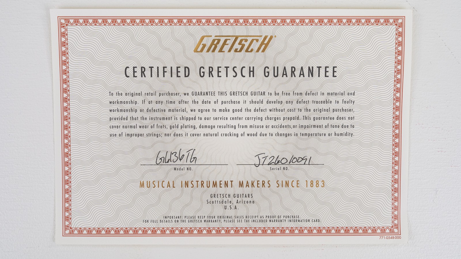 Gretsch G6136TG-58 1958 Custom Falcon LE SH Electric Guitar Ebony, Emerald Night