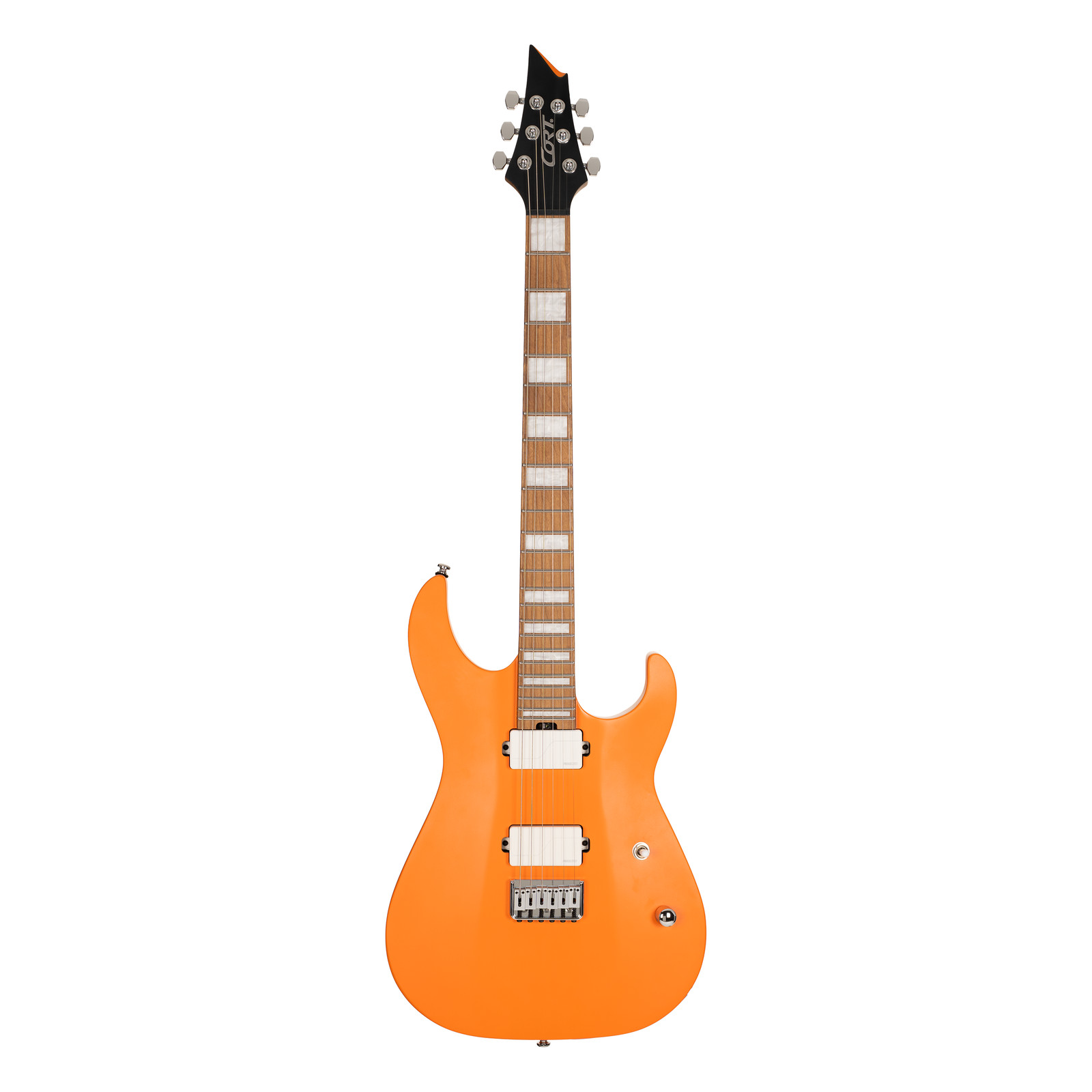 Cort KX600 Infinite Double Cutaway Electric Guitar – Orange Crush Satin Open Box