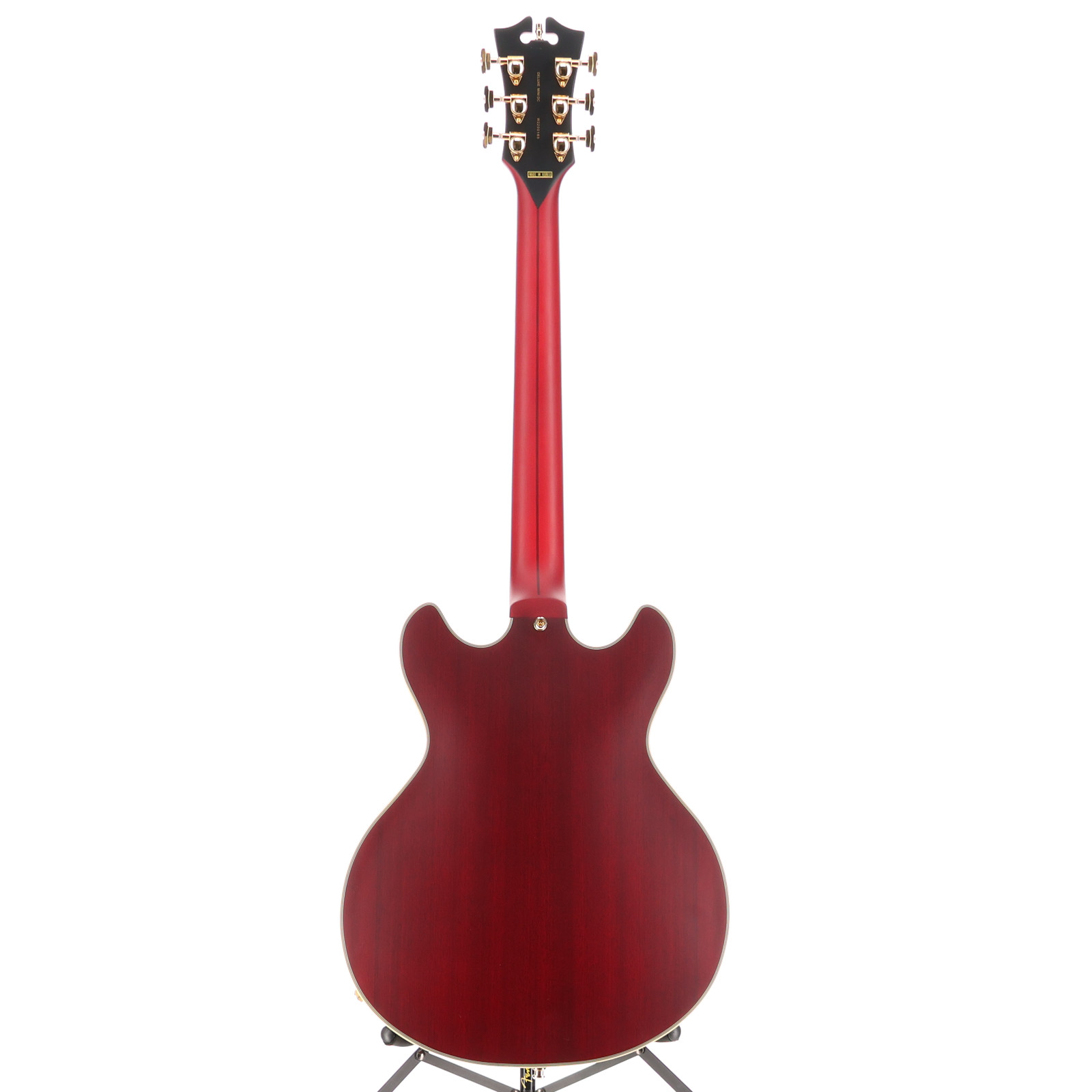 D’angelico Deluxe Mini DC, P90s – Satin Trans Wine (RC4) (00169)