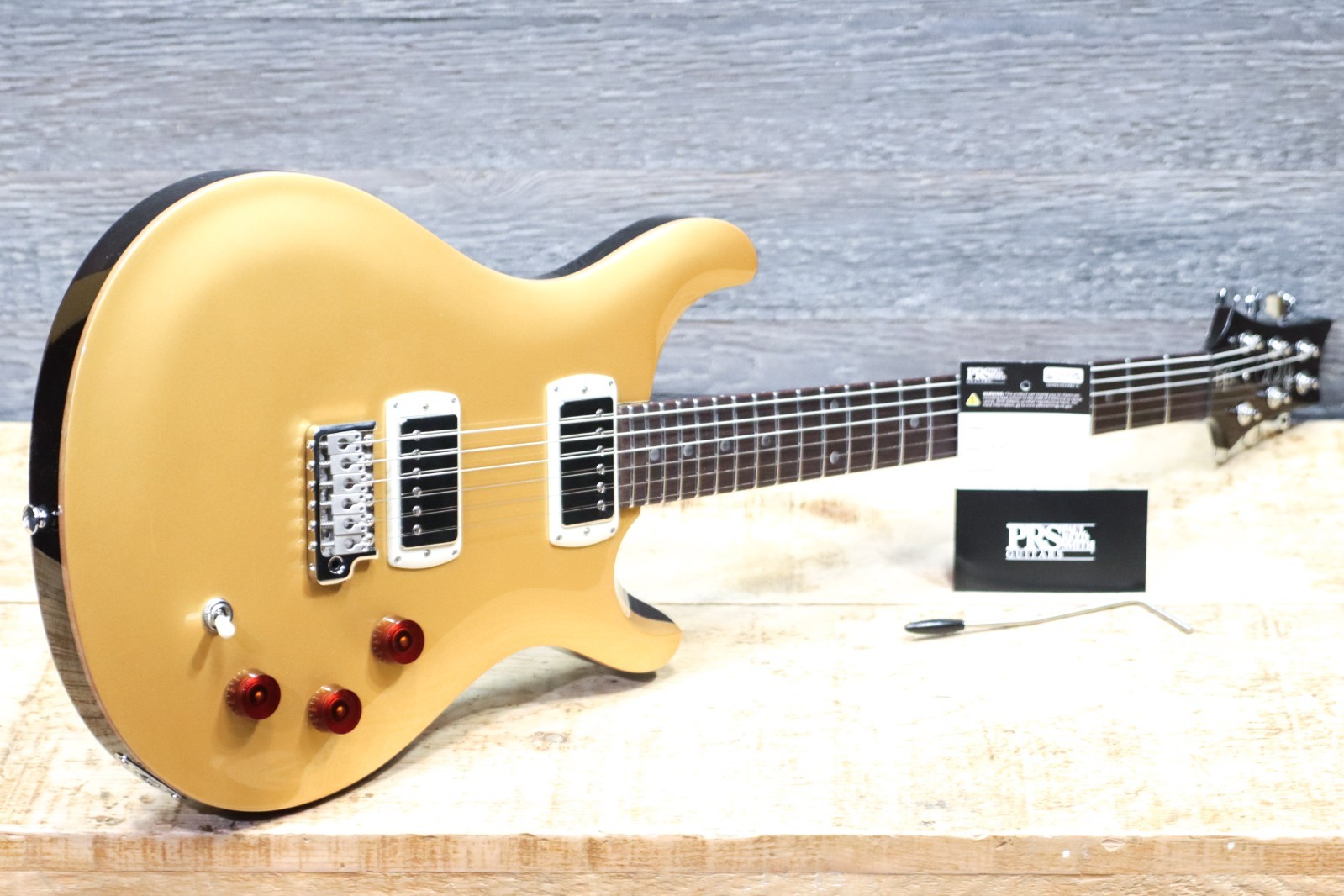 PRS SE DGT David Grissom Signature Gold Top Moon Inlays Electric Guitar w/Bag