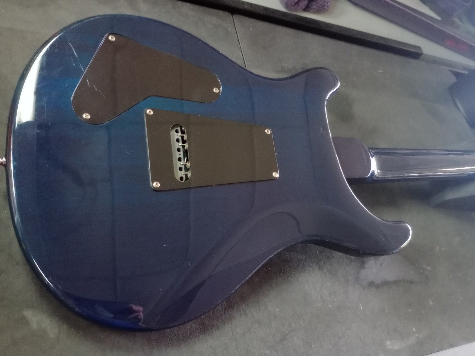 PRS Santana SE 1ST Year prod. 2000 Translucent Royal Blue w/Gig bag *FREE SHIPPI