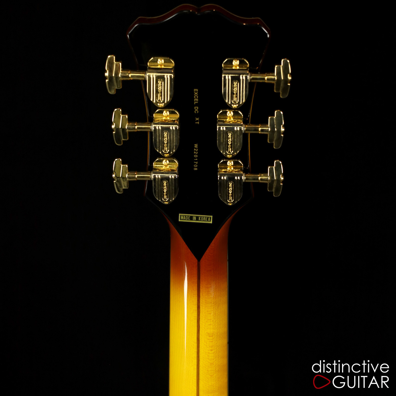 BRAND NEW D’ANGELICO EXCEL DC XT ICED TEA BURST QUILT TOP HH SEMI HOLLOW GUITAR