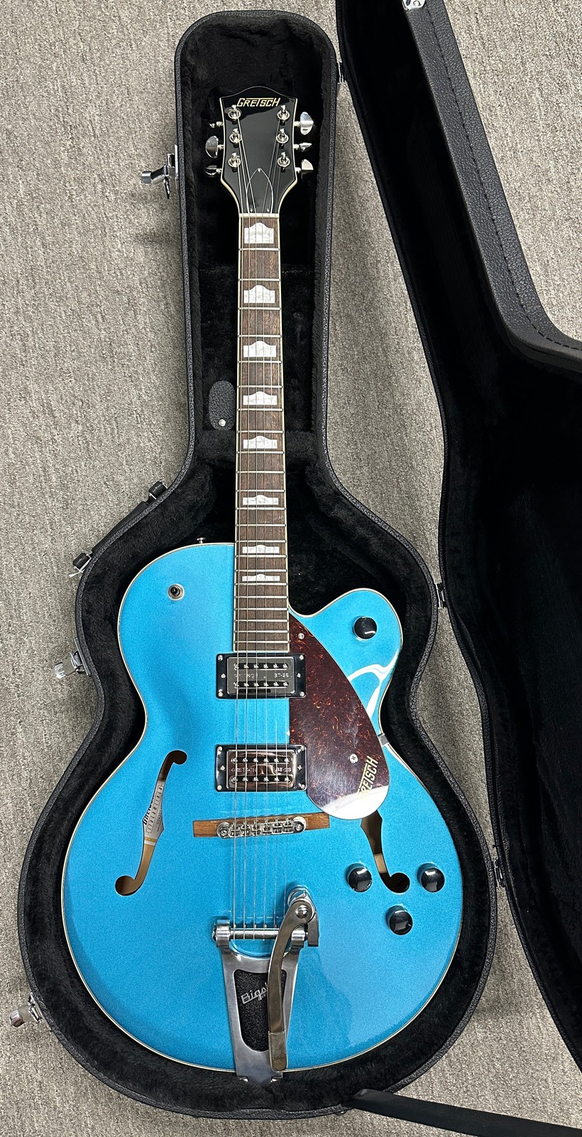 Gretsch G2420T Streamliner (2021) – Riviera Blue #21798 with Hard Case