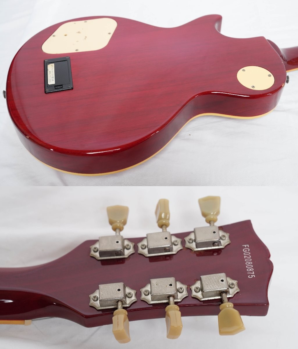 Electric Guitar Burny RLG-55S 2002 Vintage Cherry Sunburst Japan S/N FG02080875