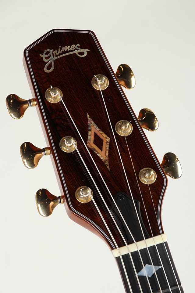 Grimes 15″ Custom Archtop Koa Back Natural Used Jazz Guitar