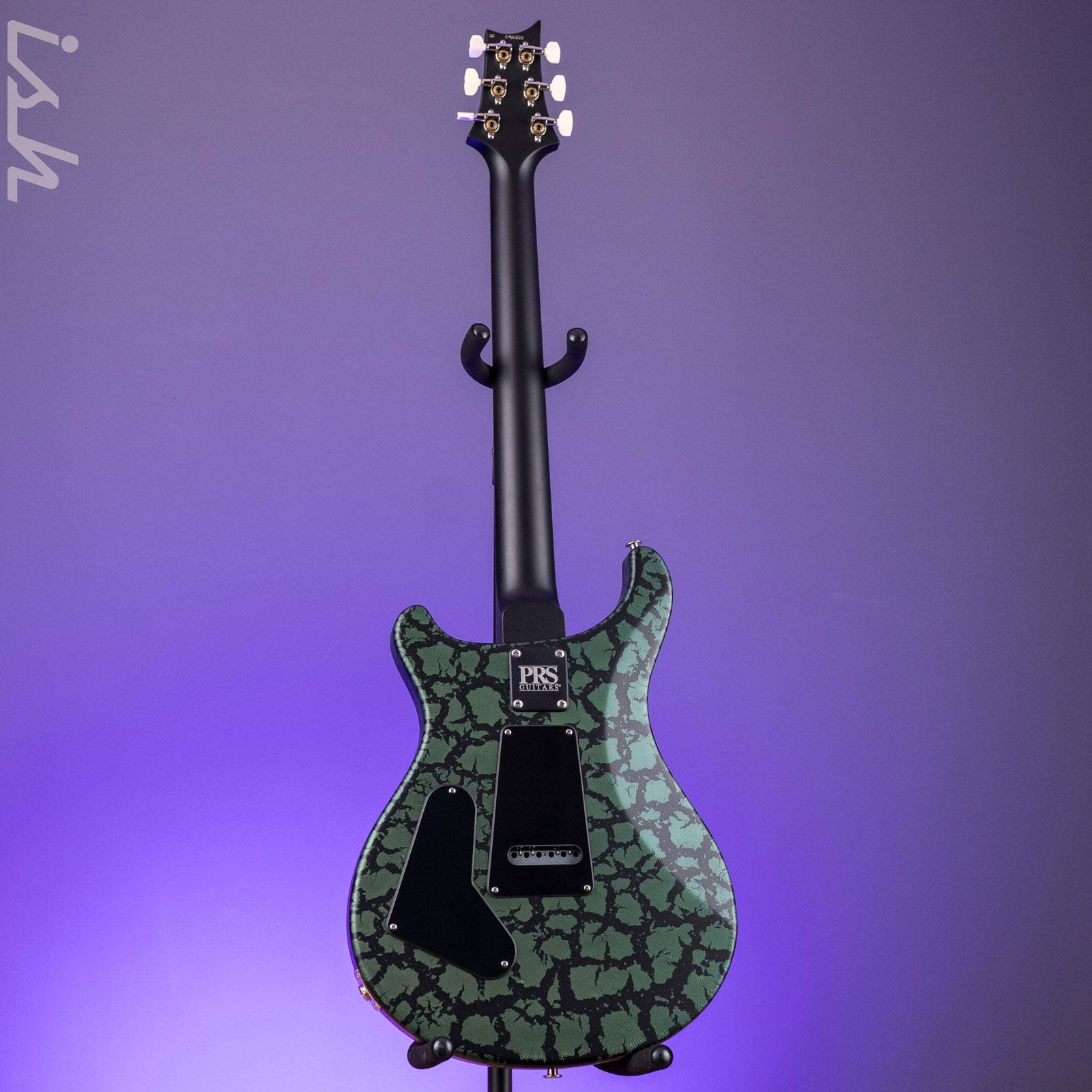 PRS CE 24 Black Macha Green Crackle
