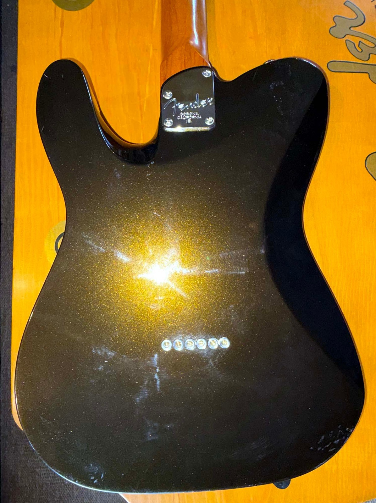 Fender American Telecaster Ultra II Texas Tea EMG’s Custom ProSetup Hard Case.