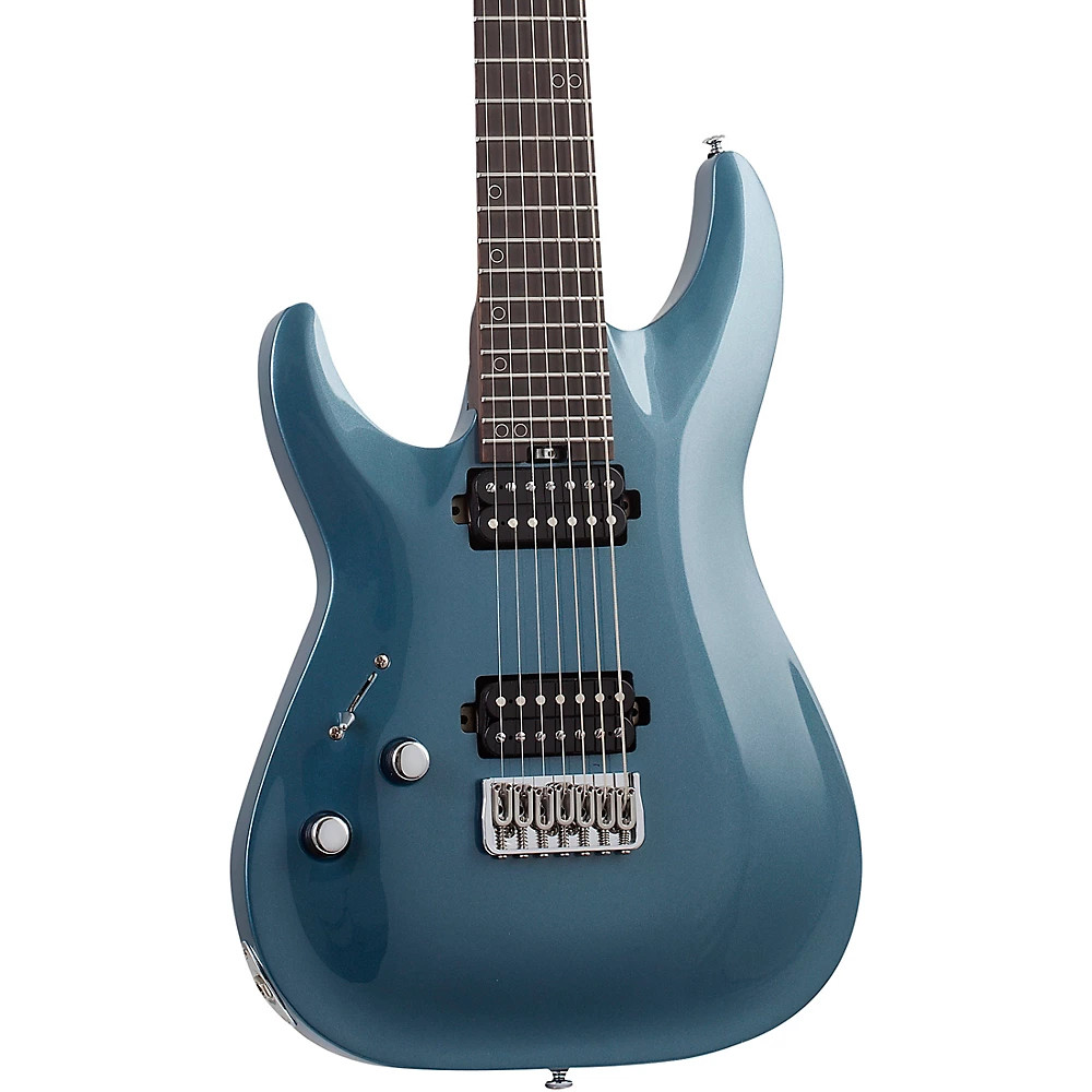 Schecter Aaron Marshall AM7 7String LeftHanded Electric Guitar Cobalt Slate