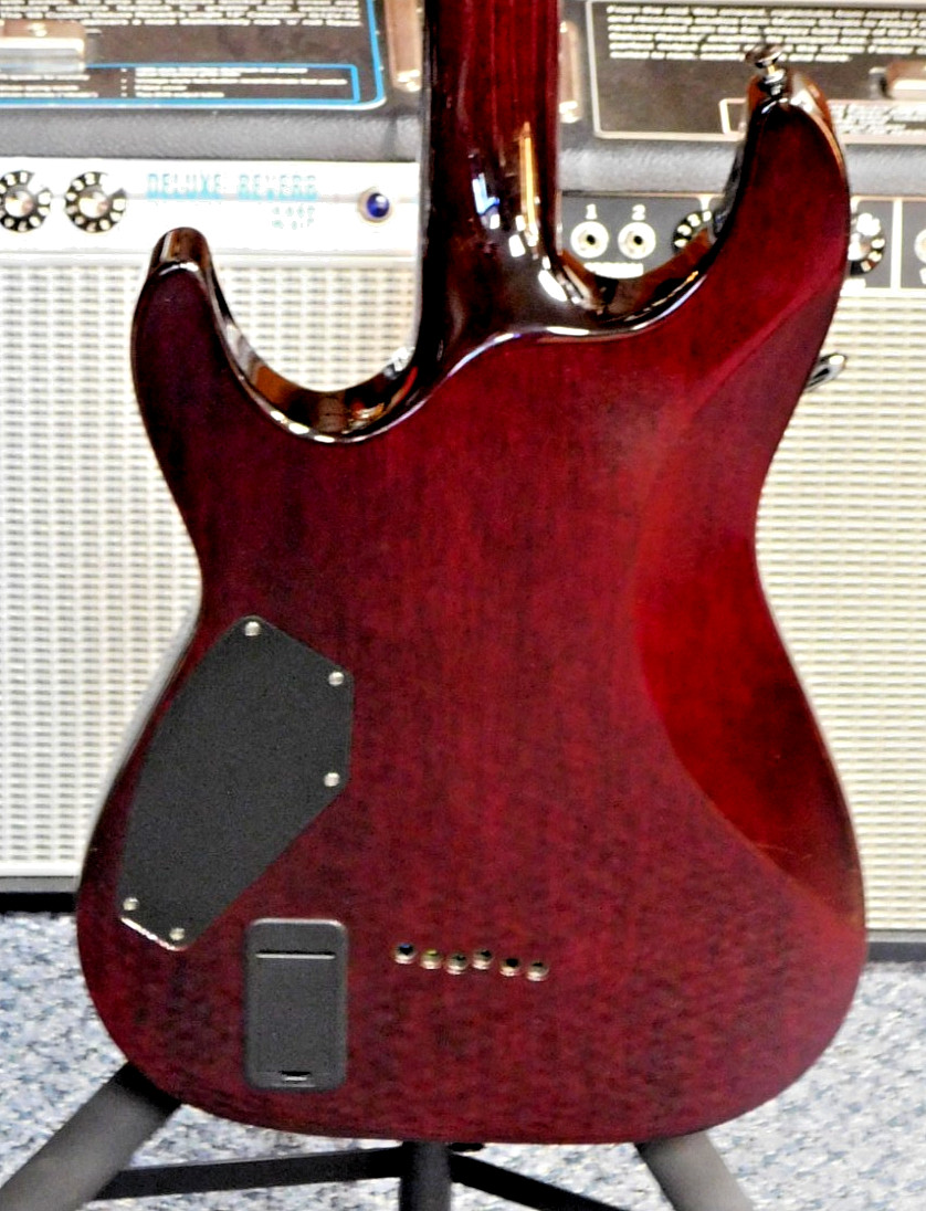 2007 Schecter Hellraiser C-1 Electric Guitar w/ Case! Black Cherry! VERY NICE!!!