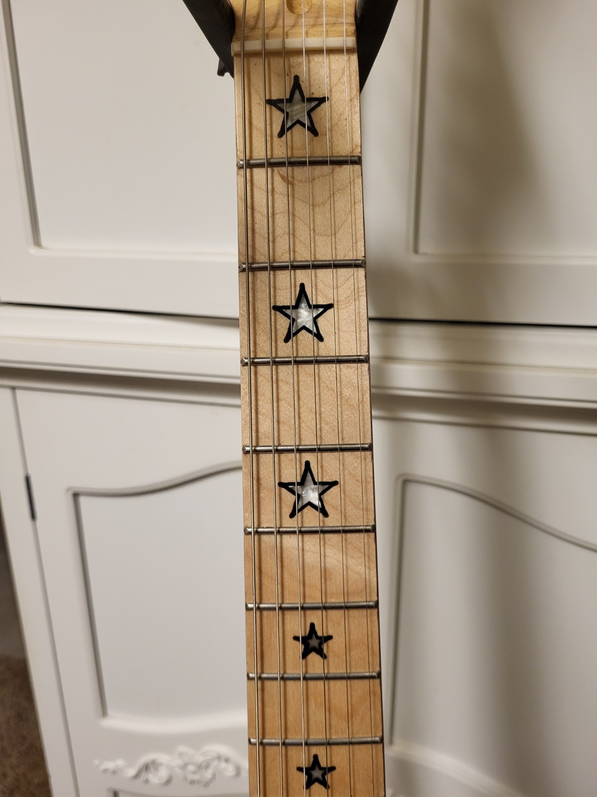 PSP Sienna Starburst Custom Built Meteora Style Guitar