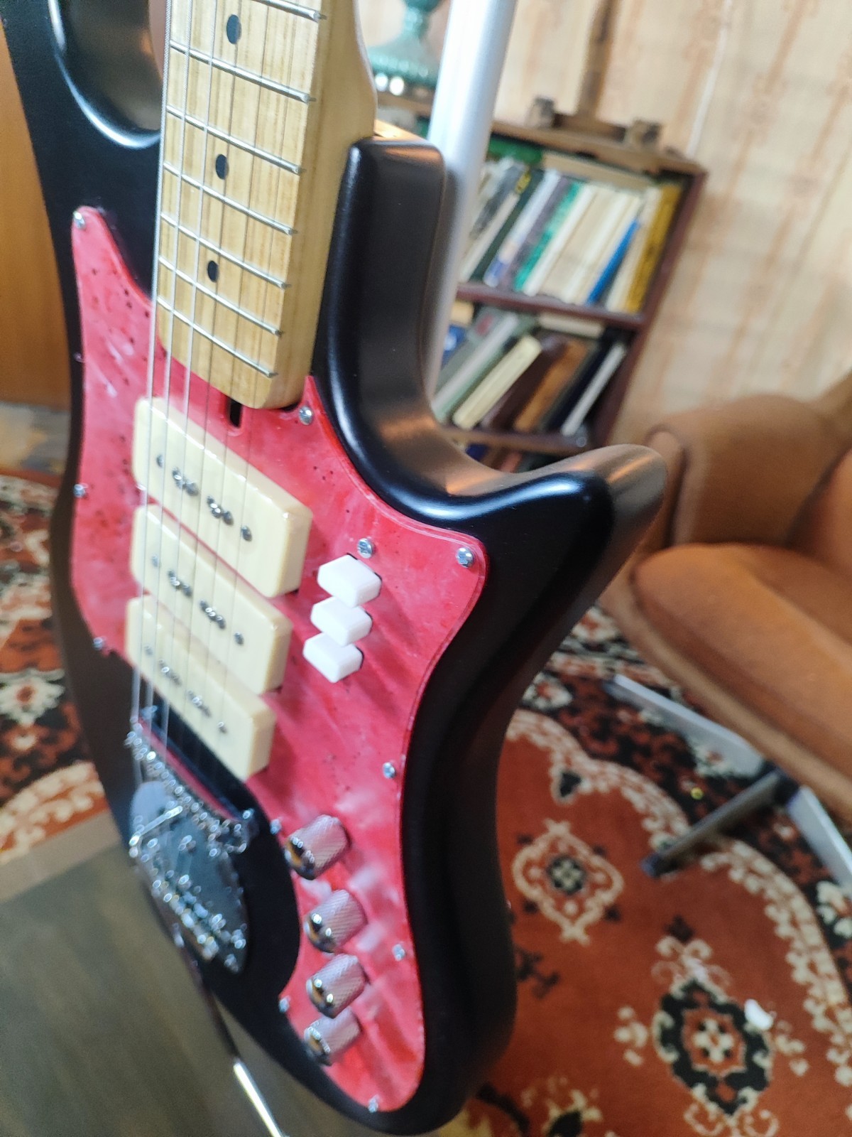 Ural 650 Style Electric Guitar Tremolo USSR Rare Deluxe