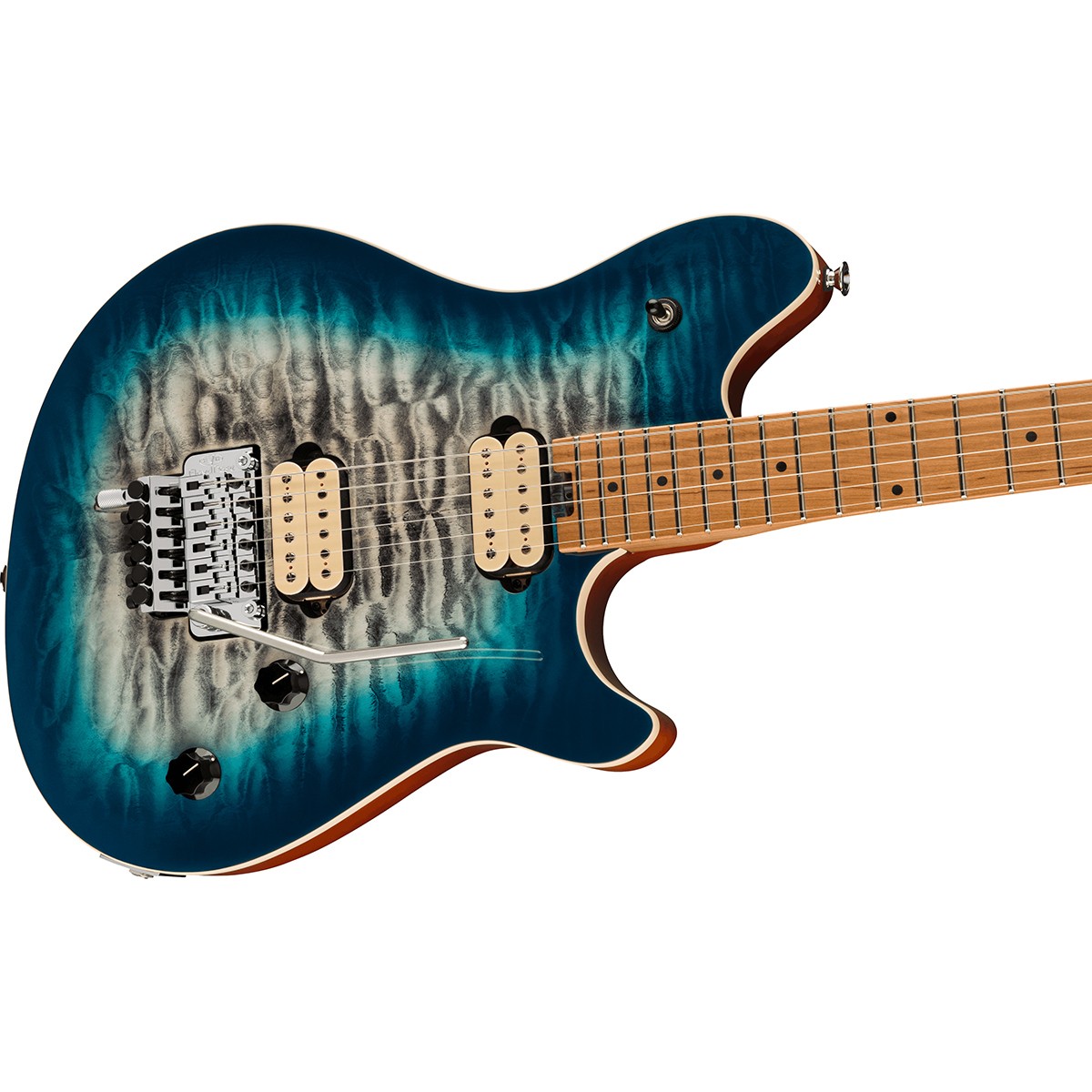 EVH Wolfgang Special QM Electric Guitar, Indigo Burst #5107701595
