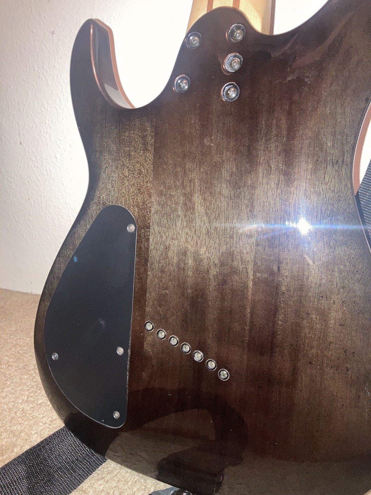 Legator Ninja R 200 Multiscale 7 String Charcoal Burl