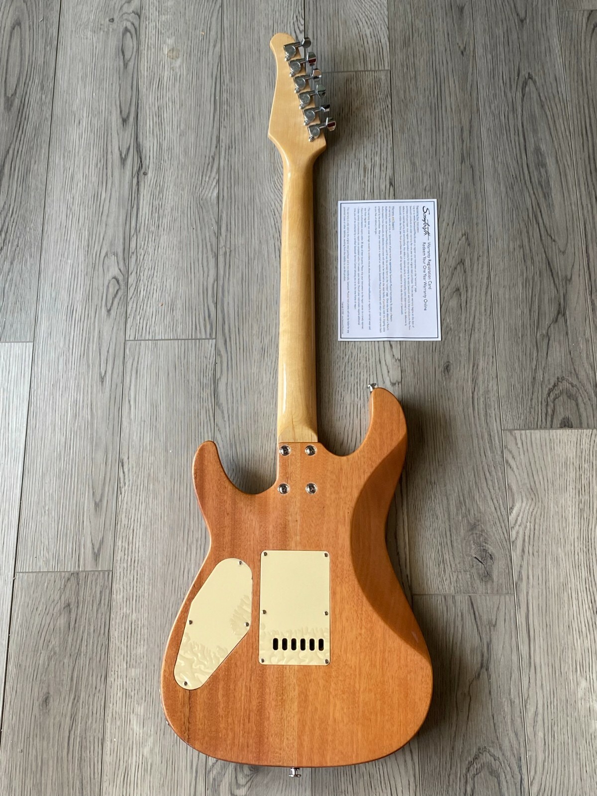 Sawtooth Natural Series Mahogany 24-Fret Electric Guitar