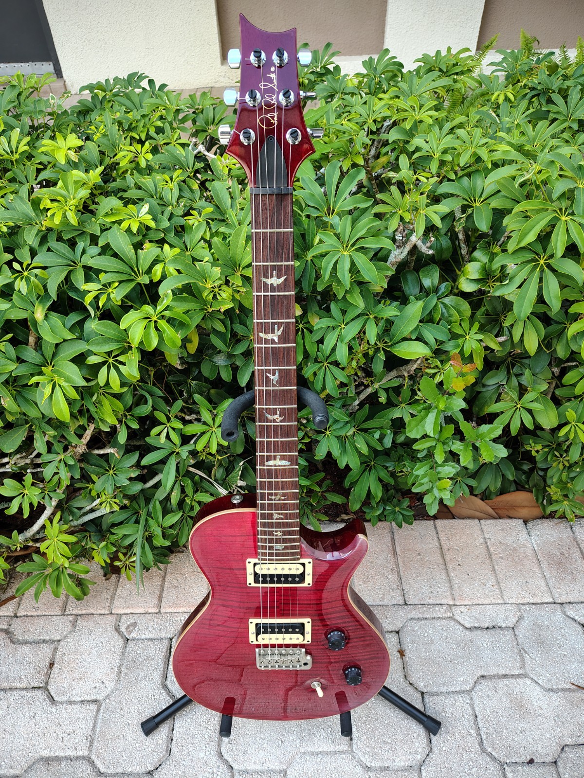 2003 PRS Singlecut Trem 10 Top Birds Black Cherry Pre-Lawsuit *UNPLAYED*