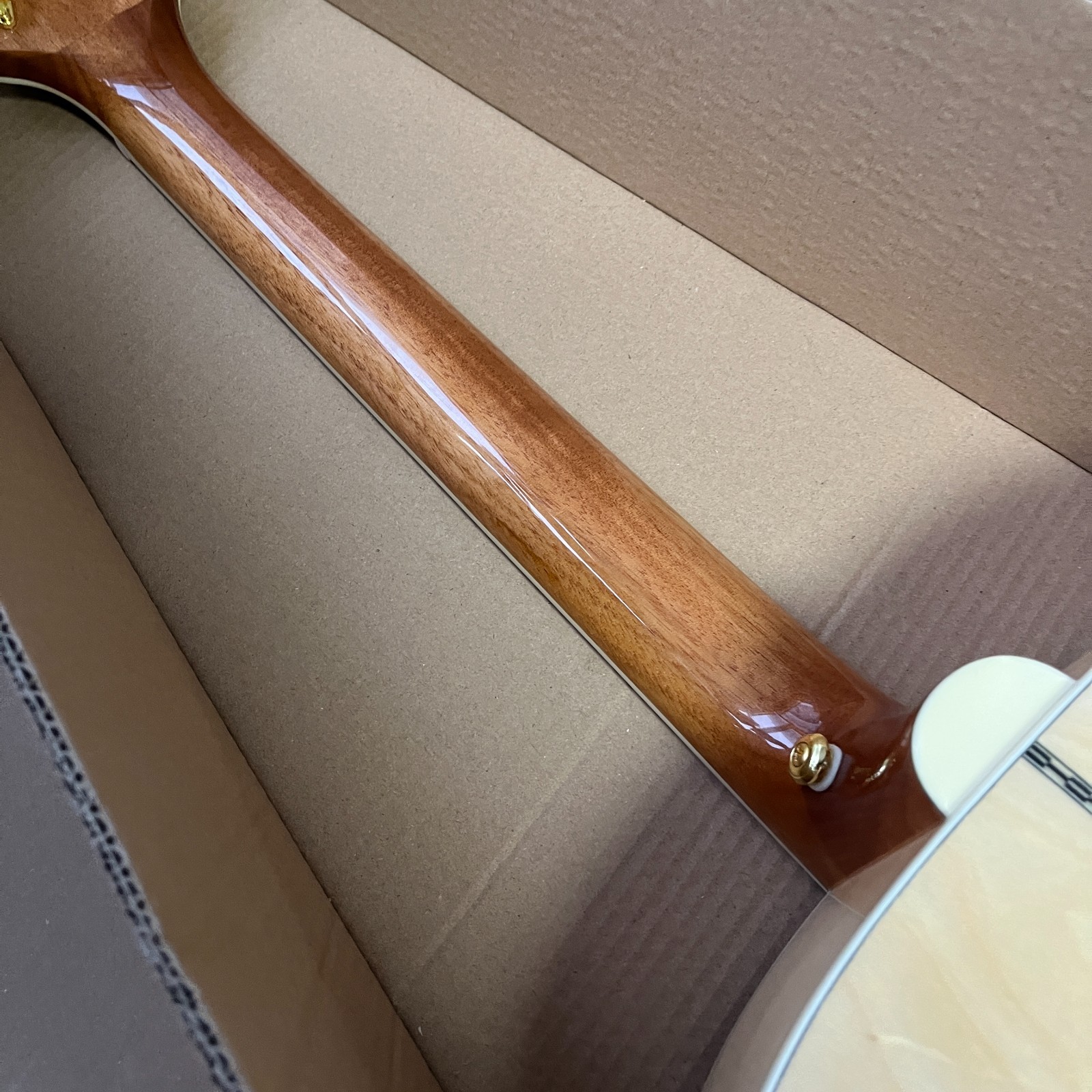Ship US Natural Solid Spruce J200 Jumbo Acoustic Guitar Floral Flower Tortoise