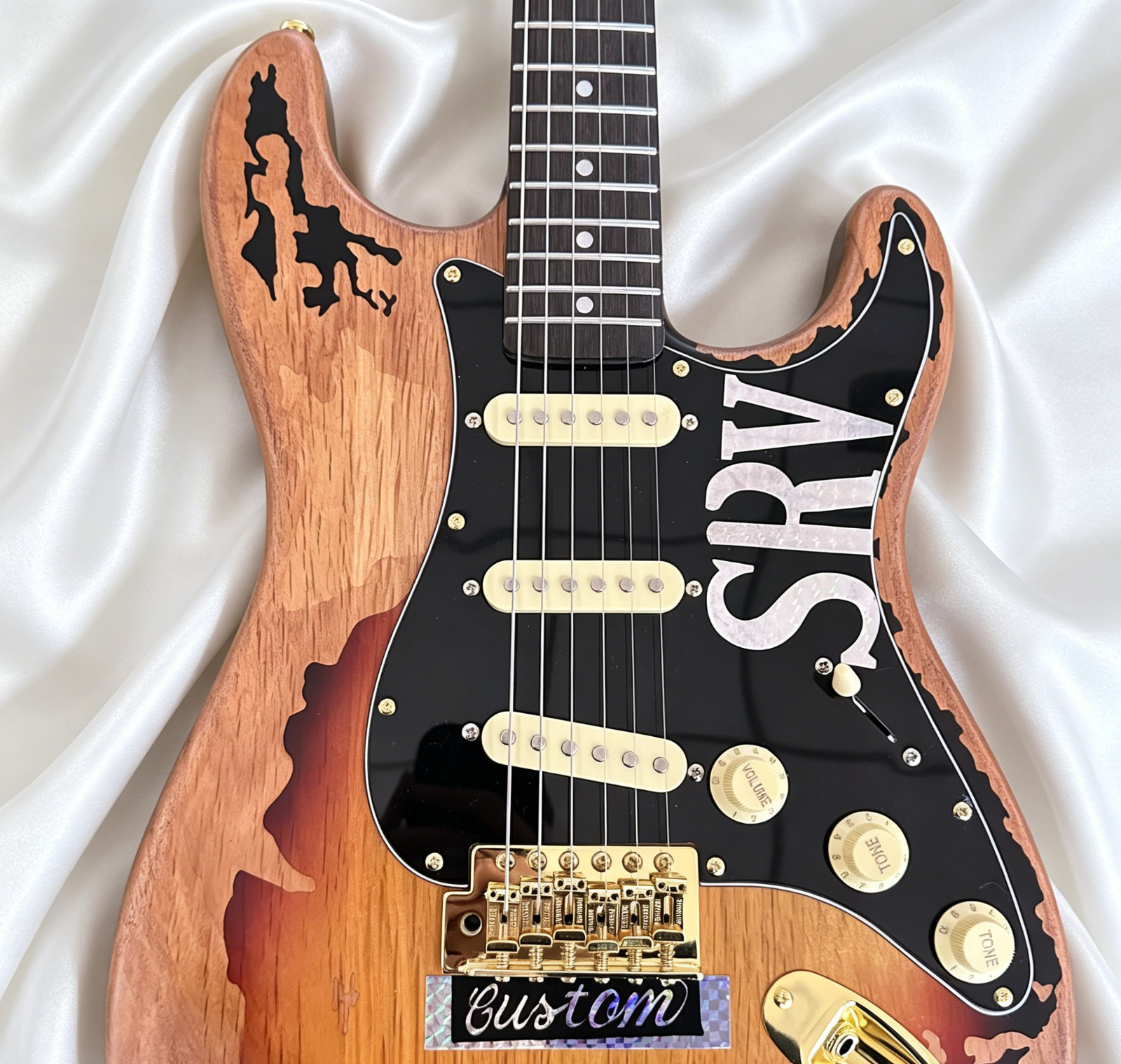 Relic SRV Electric Guitar Stevie Ray Vaughan Tribute ST Electric Guitar