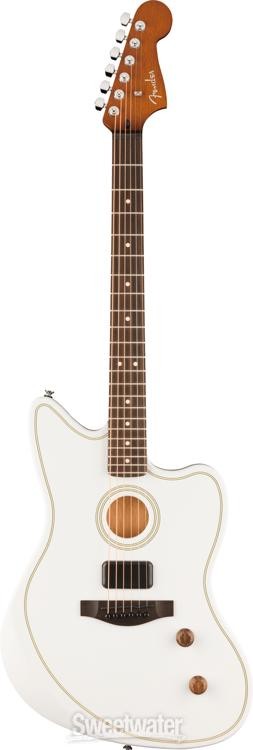 Fender Acoustasonic Standard Jazzmaster Acoustic-electric Guitar – Arctic Gold,