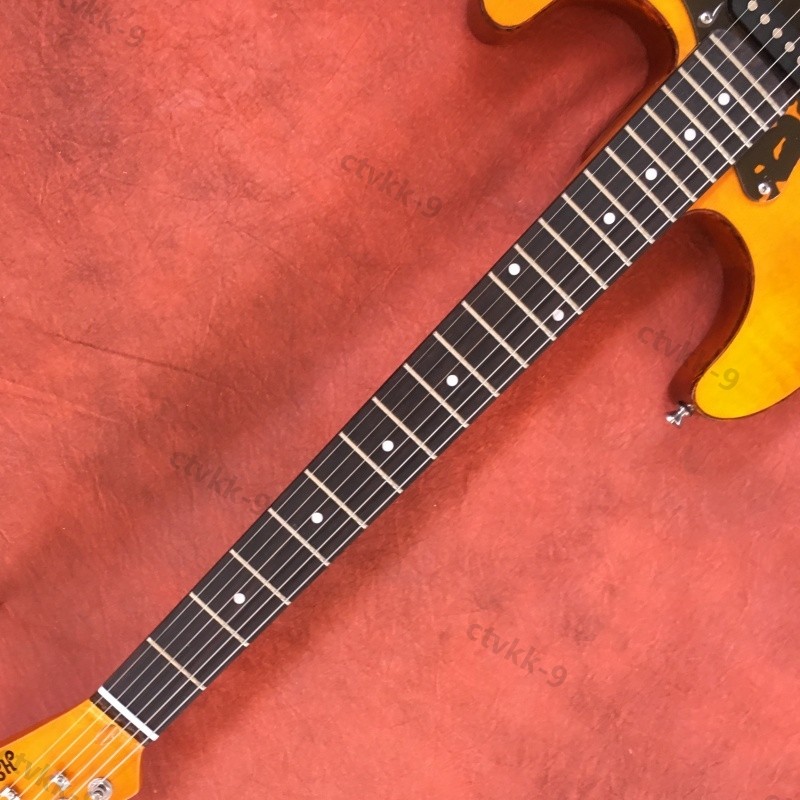 Electric Guitar Custom Binding Flame Maple Top SSS Basswood Body BEST OFFER