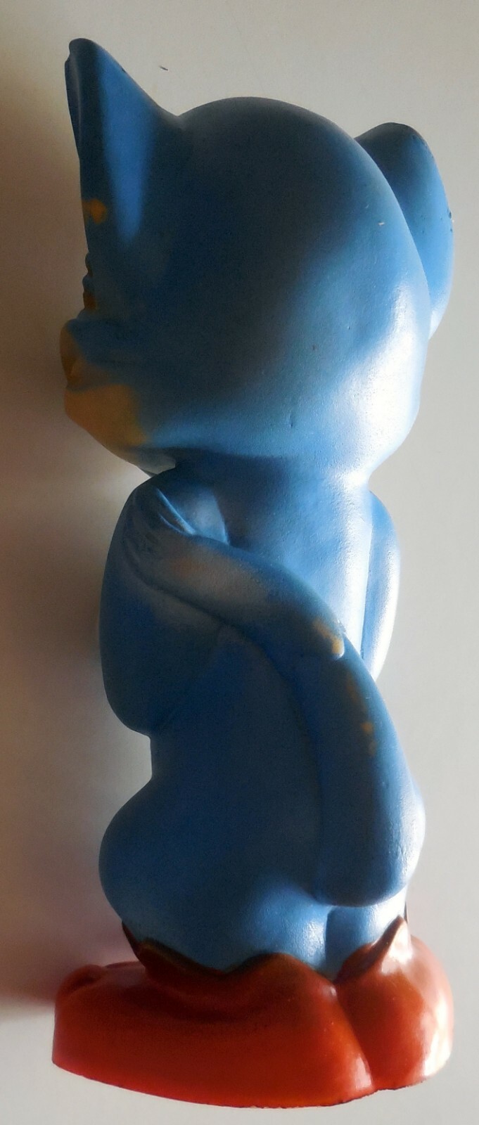 VINTAGE RUBBER TOY SQUEAK TOM (no JERRY) hanna barbera MGM metro golden 1960s