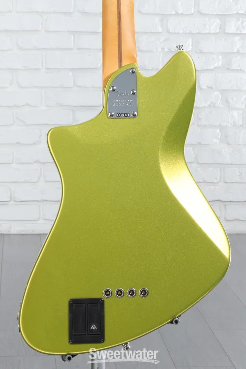Fender American Ultra II Meteora Bass – Solar Flare, Maple Fingerboard