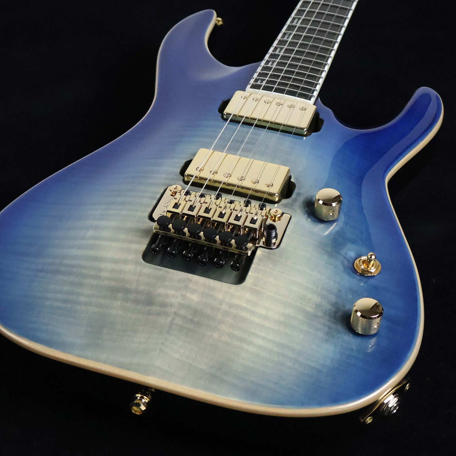 EDWARDS / E-HORIZON-CTM 50TH Black Aqua Burst C Special limited edition model
