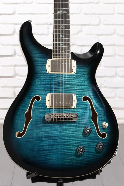 PRS SE Hollowbody II Piezo Electric Guitar – Peacock Blue