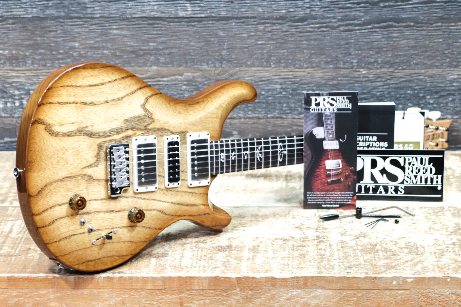PRS Swamp Ash Special Hum/NF/Hum Pickups Vintage Natural Electric Guitar w/Bag