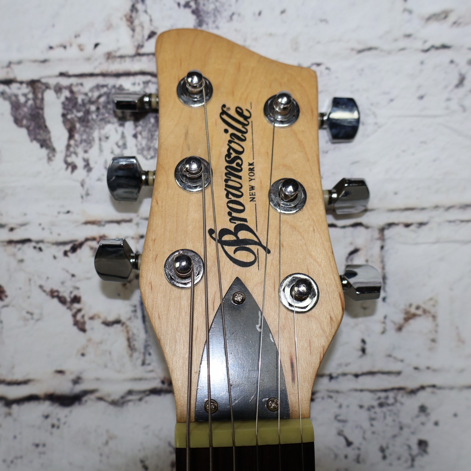 Brownsville Mini Electric Travel Guitar with Strap & Case